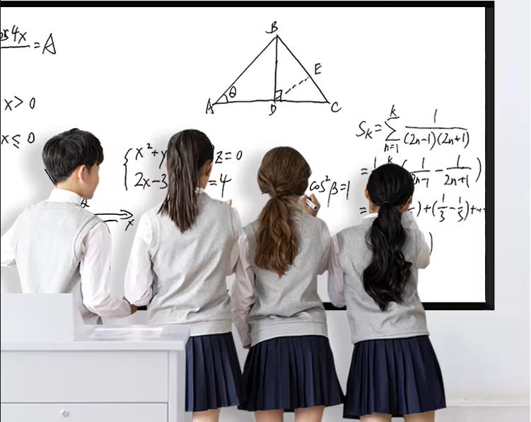 Projetor interativo inteligente suporta escrita por várias pessoas